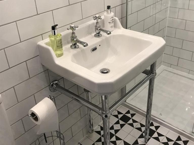 No.16 Hotel Seaham Quarto foto A modern washbasin
